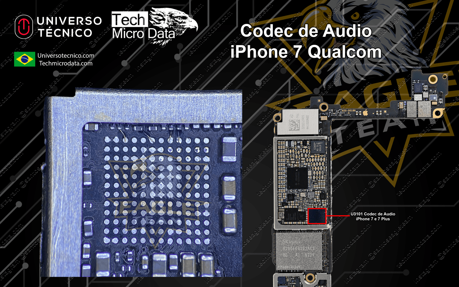 jumper codec de audio iphone 7 plus