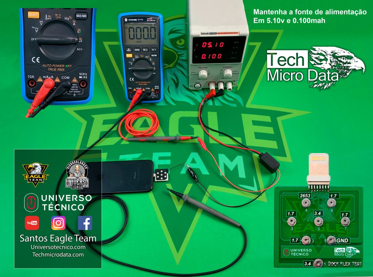 Dock Test Fonte Alimentação – Tech Micro Data
